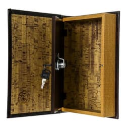 Шкатулка - книга сейф «Король», дерево, искусственная кожа, 26×17×5 см