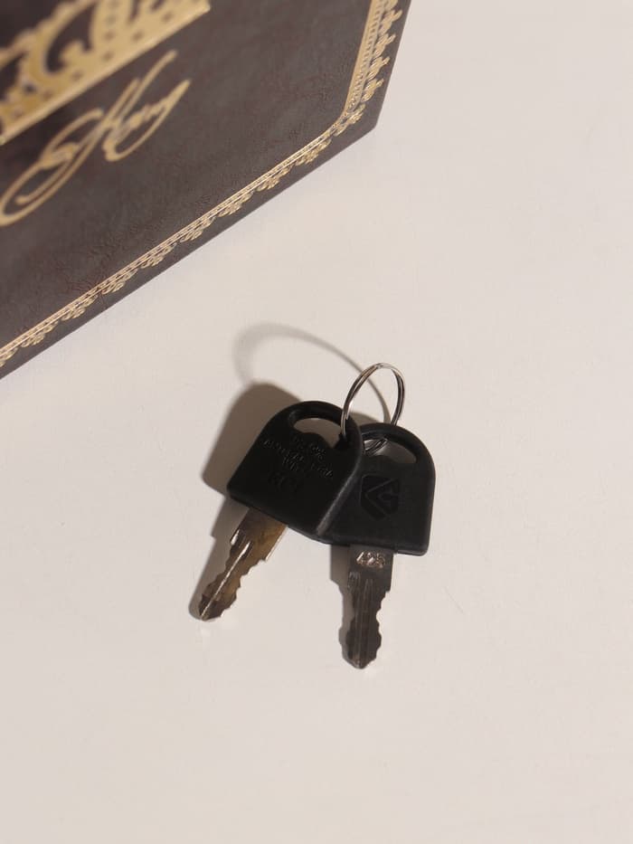 Шкатулка - книга сейф «Король», дерево, искусственная кожа, 26×17×5 см