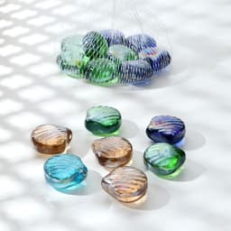 Декор «Ракушка», 250 г, 16 шт., стекло, МИКС