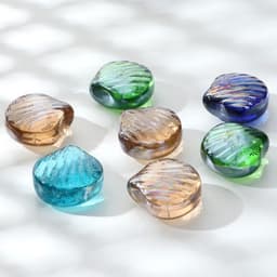 Декор «Ракушка», 250 г, 16 шт., стекло, МИКС