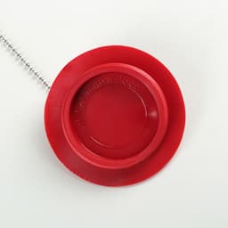 Пробка для ванны, d=6 см (внутренний d=4.5 см), цепочка 55 см, МИКС