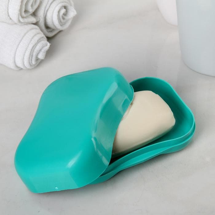 Мыльница дорожная, 11×7×4 см, МИКС