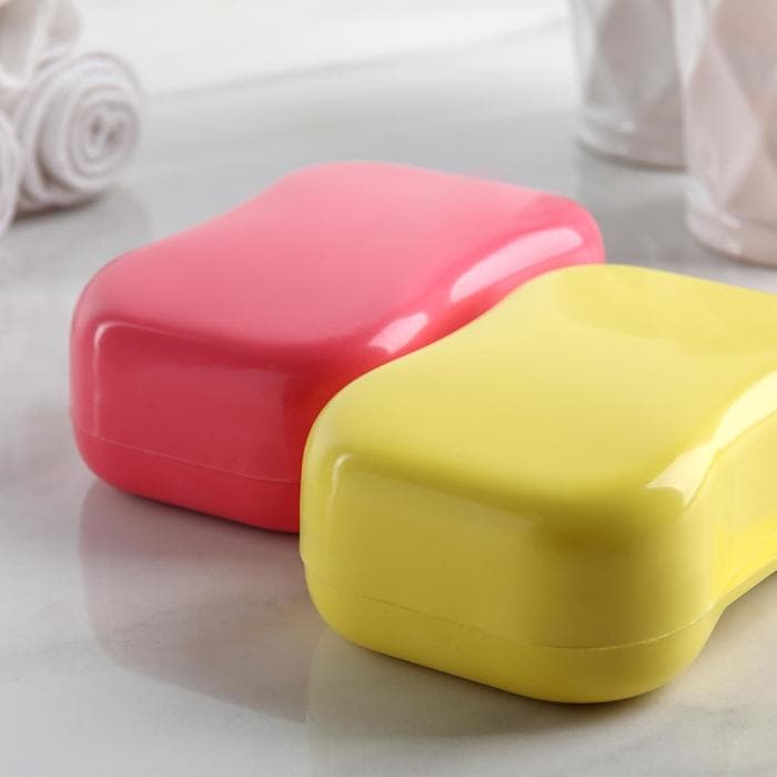 Мыльница дорожная, 11×7×4 см, МИКС
