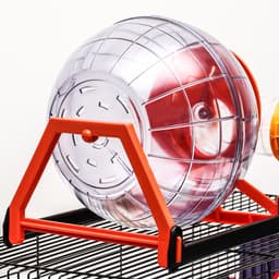 Клетка для грызунов малая, 40×25×22 см, с лабиринтом, колесом и домом, цвет МИКС