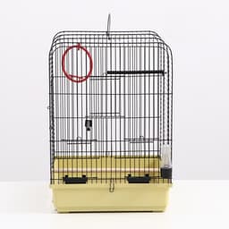 Клетка «Грация», 49×36×51 см, 3 яруса, цвет МИКС