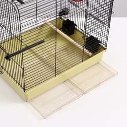 Клетка «Грация», 49×36×51 см, 3 яруса, цвет МИКС