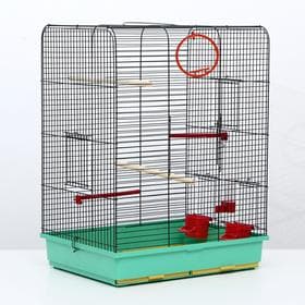 Клетка «Грация», 4 яруса, 50×36×65 см, микс цветов