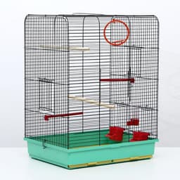 Клетка «Грация», 4 яруса, 50×36×65 см, микс цветов