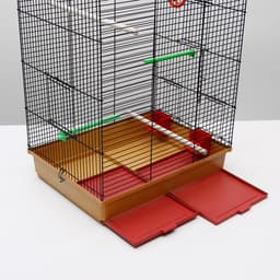 Клетка «Грация», 4 яруса, 50×36×65 см, микс цветов