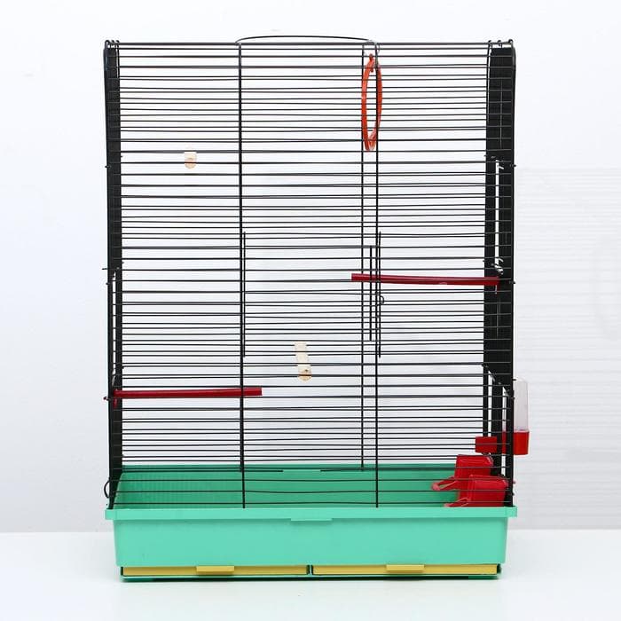 Клетка «Грация», 4 яруса, 50×36×65 см, микс цветов