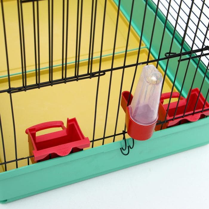 Клетка «Грация», 4 яруса, 50×36×65 см, микс цветов