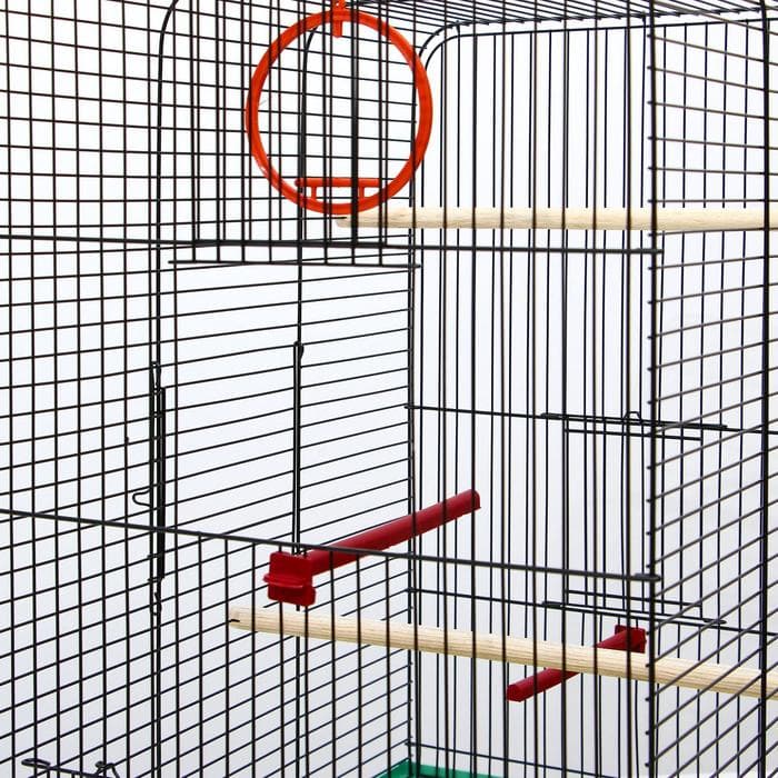 Клетка «Грация», 4 яруса, 50×36×65 см, микс цветов