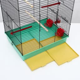 Клетка «Грация», 4 яруса, 50×36×65 см, микс цветов