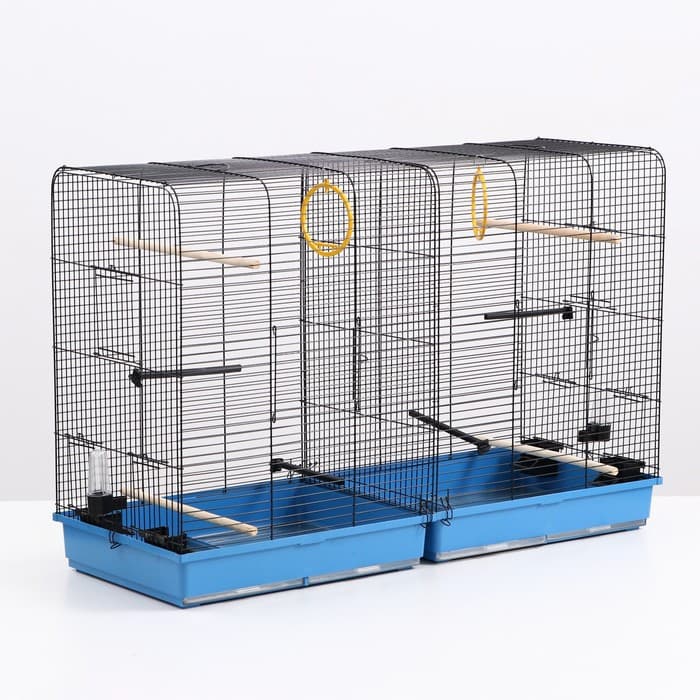 Клетка пролётная, 100×37×65 см, 4 яруса, МИКС