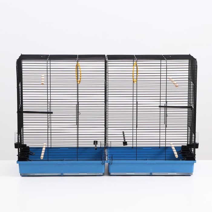 Клетка пролётная, 100×37×65 см, 4 яруса, МИКС