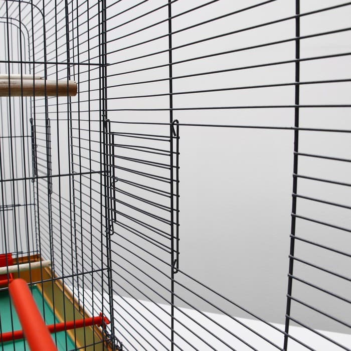 Клетка пролётная, 100×37×65 см, 4 яруса, МИКС