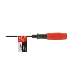 Отвертка крестовая ЛОМ, обрезиненная рукоятка, PH1×100 мм