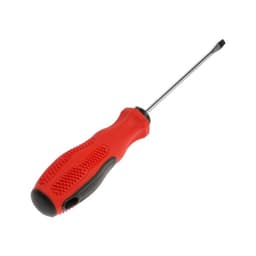 Отвертка шлицевая ЛОМ, магнит, двухкомпонентная рукоятка, SL3×75 мм