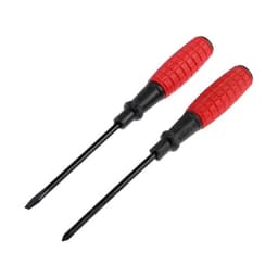 Набор отверток ЛОМ, обрезиненные рукоятки, PH1/SL5×100 мм, 2 шт.