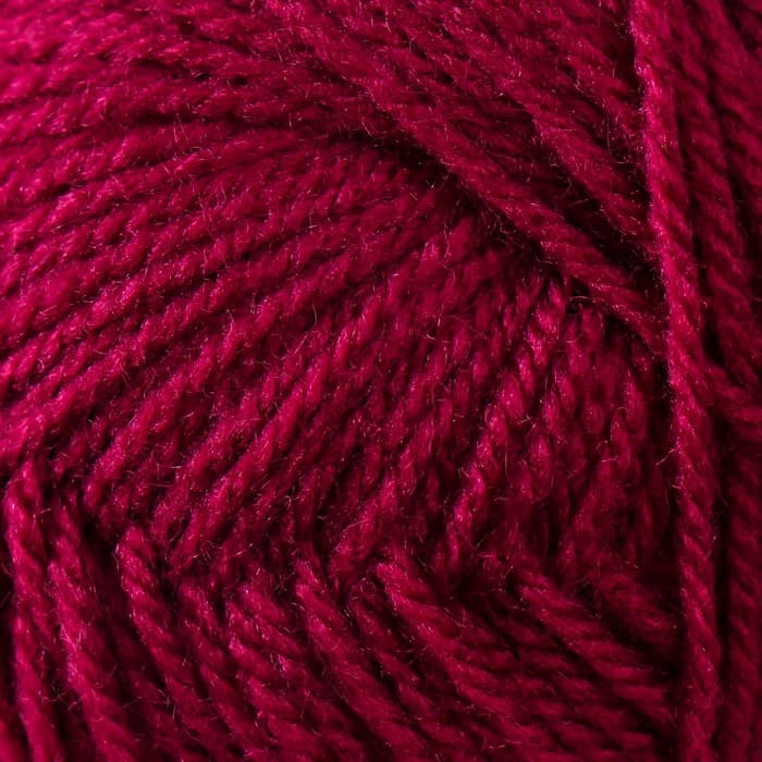 Пряжа для вязания спицами, крючком «Пехорский текстиль. Детская новинка», 100% акрил, 200 м/50 г, (781 ягодный)
