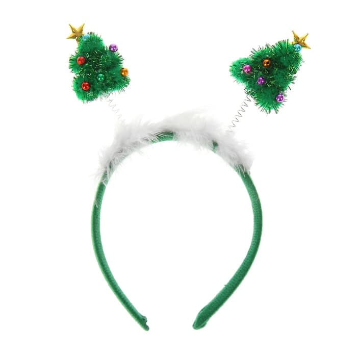 Ободок новогодний карнавальный «Ёлочка», нарядная