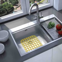 Решётка в раковину Комфорт Плюс, 26×26 см, пластик, МИКС