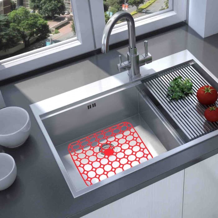 Решётка в раковину Комфорт Плюс, 26×26 см, пластик, МИКС