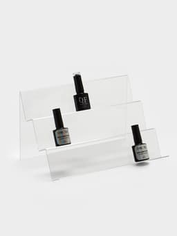 Подставка горка 3 ступеньки, наклонная, 25×15×14 см, оргстекло 2 мм