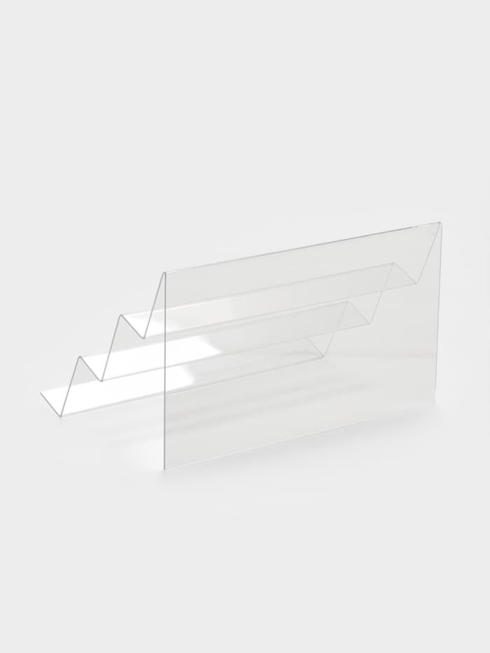 Подставка горка 3 ступеньки, наклонная, 25×15×14 см, оргстекло 2 мм