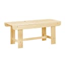 Лавка деревянная, 100×40×43.5 см, липа, «Добропаровъ»