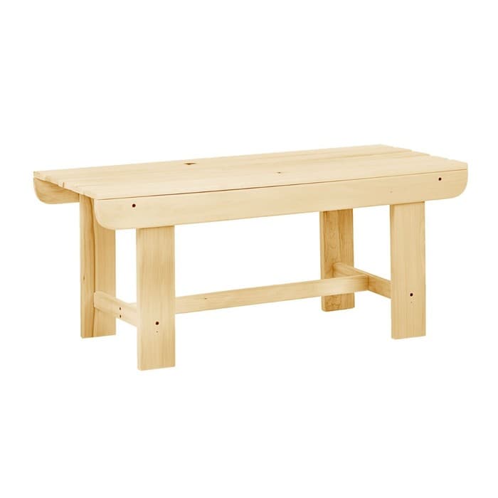 Лавка деревянная, 100×40×43.5 см, липа, «Добропаровъ»