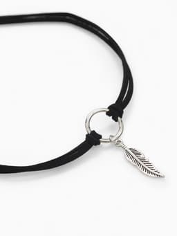 Чокер «Ассорти романтика», набор 4 шт. чёрный в серебре, 30.5 см