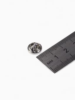 Основа для броши/значка (набор 5 шт.), площадка 1.5 см, цвет серебро