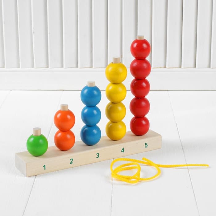 Пирамидка Краснокамская игрушка «Радуга», шарик 3 см