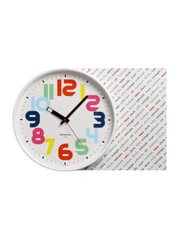 Часы настенные круглые «Классика», белый обод, 30×30 см