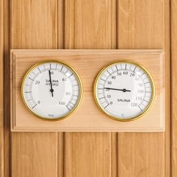 Термометр - гигрометр для бани и сауны, биметаллический