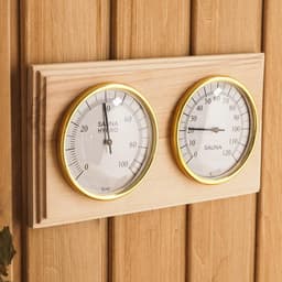 Термометр - гигрометр для бани и сауны, биметаллический