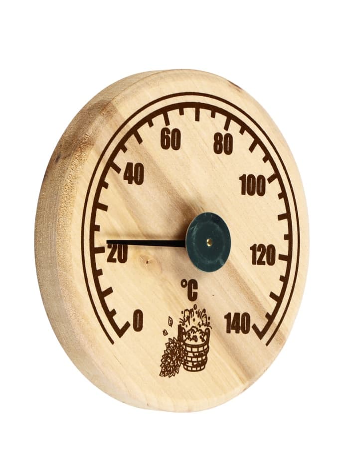 Термометр для бани и сауны «Круглый», биметаллический, циферблат МИКС