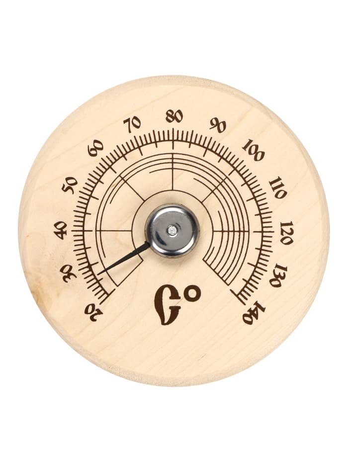 Термометр для бани и сауны «Круглый», биметаллический, циферблат МИКС