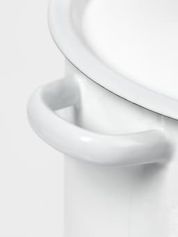 Мантоварка - позница, 12 л, 4 вставки, эмалированная, цилиндрическая, белая, рисунок МИКС