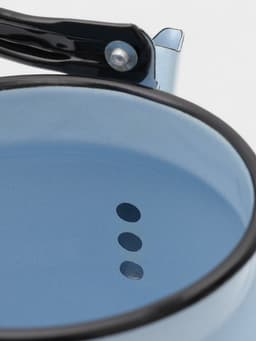 Чайник, 3.5 л, эмалированная сталь, серо-голубой