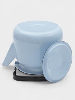 Чайник, 3.5 л, эмалированная сталь, серо-голубой