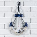 Декор настенный, панно с термометром «Якорь с цепью», 33×23×5 см