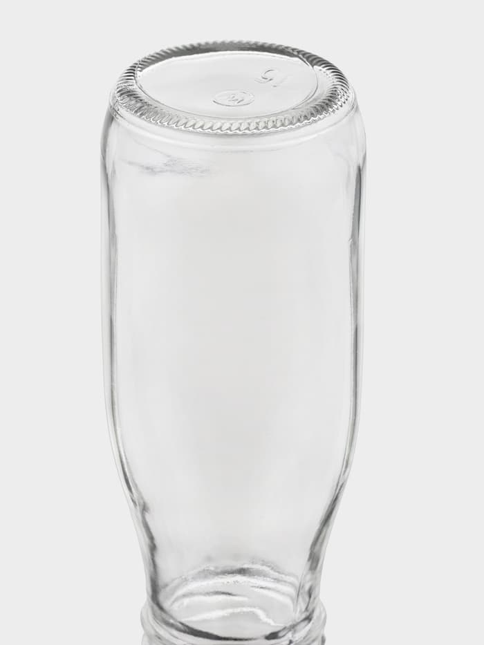 Бутыль «Лаконичность», 350 мл, с крышкой и трубочкой, 6.5×15.5 см, стекло