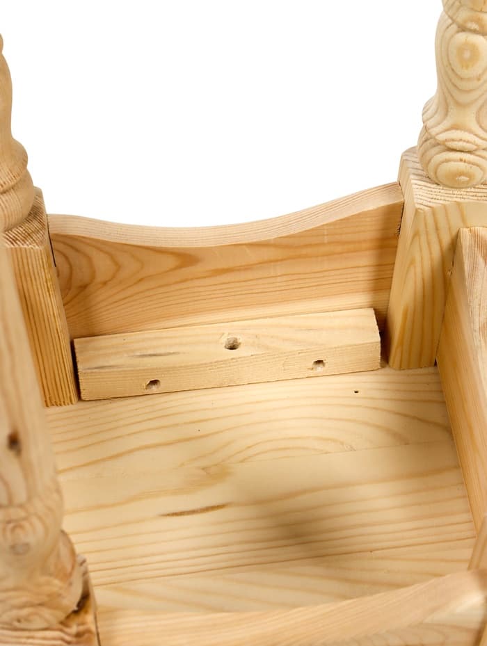 Табурет для бани и сада «Классика», 45×30×30 см, дерево, «Добропаровъ»