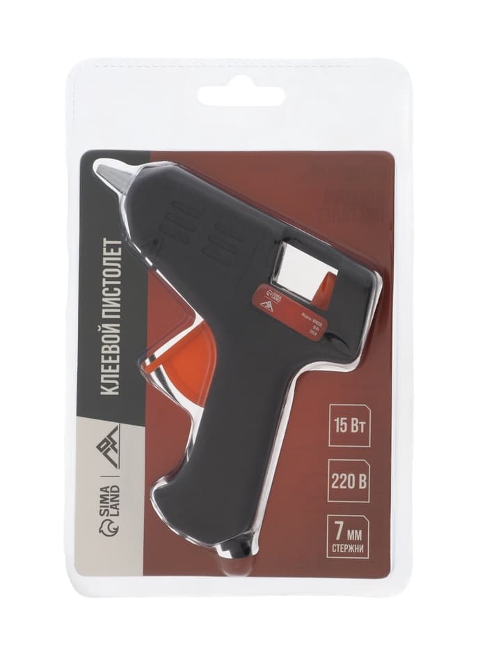 Клеевой пистолет ЛОМ, 15 Вт, 220 В, 7 мм