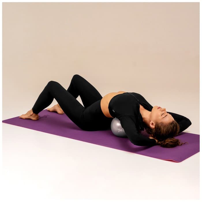 Мяч для йоги и пилатеса Sangh, d=25 см, 100 г, серый