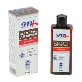 Шампунь дегтярный 911 при себорее, псориазе, перхоти, 150 мл