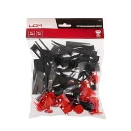 Комплект Зажим + Клин для выравнивания плитки ЛОМ, в упаковке 40/40 шт.