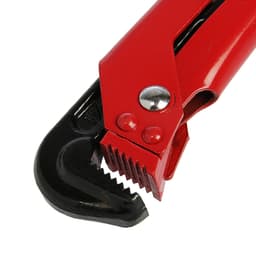 Ключ трубный рычажный ЛОМ, плоский зажим 90°, раскрытие до 35 мм, 1 1/2"